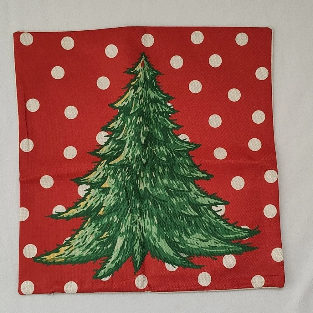 New Christmas Accent Pillow Case SET of 4